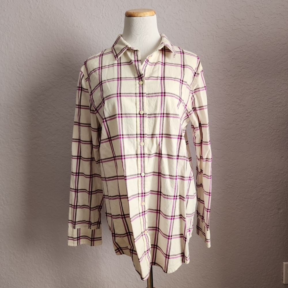 Banana Republic plaid top